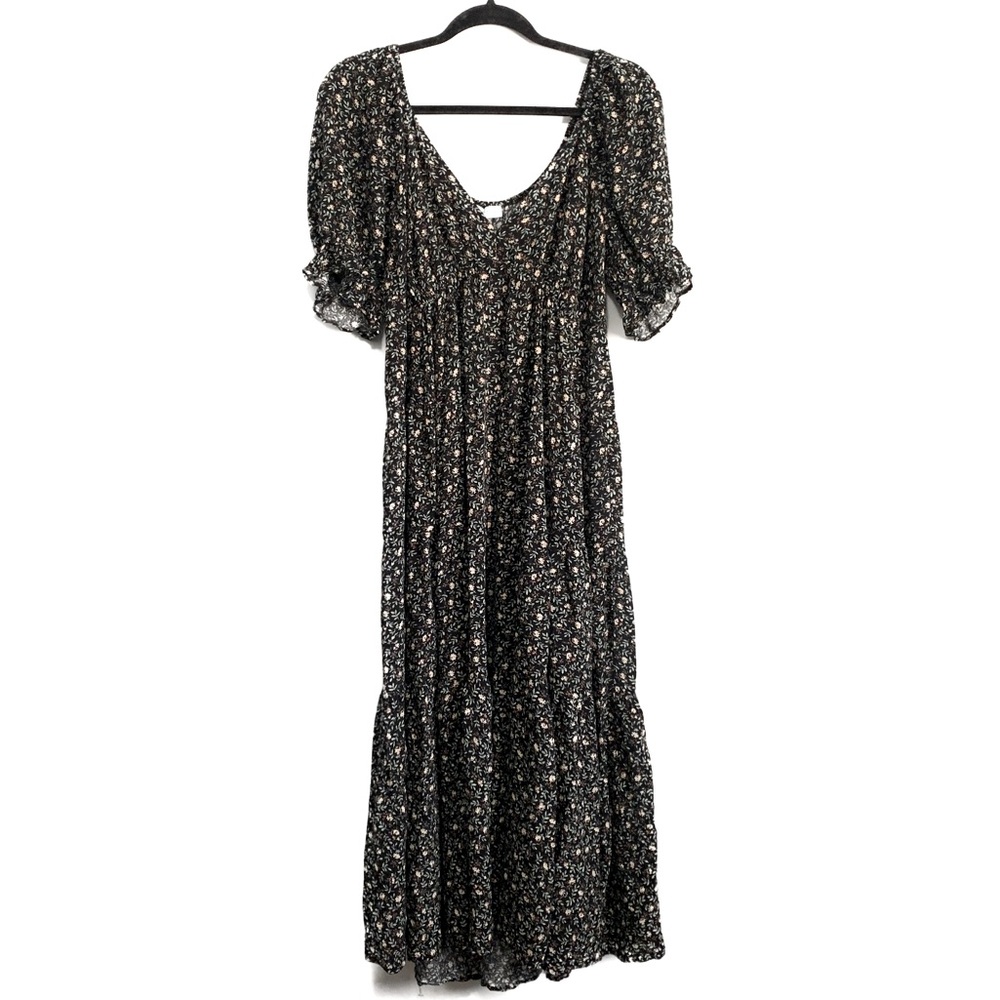 Shop Neighbor by In The Beginning Floral Print Tiered Maxi Dress